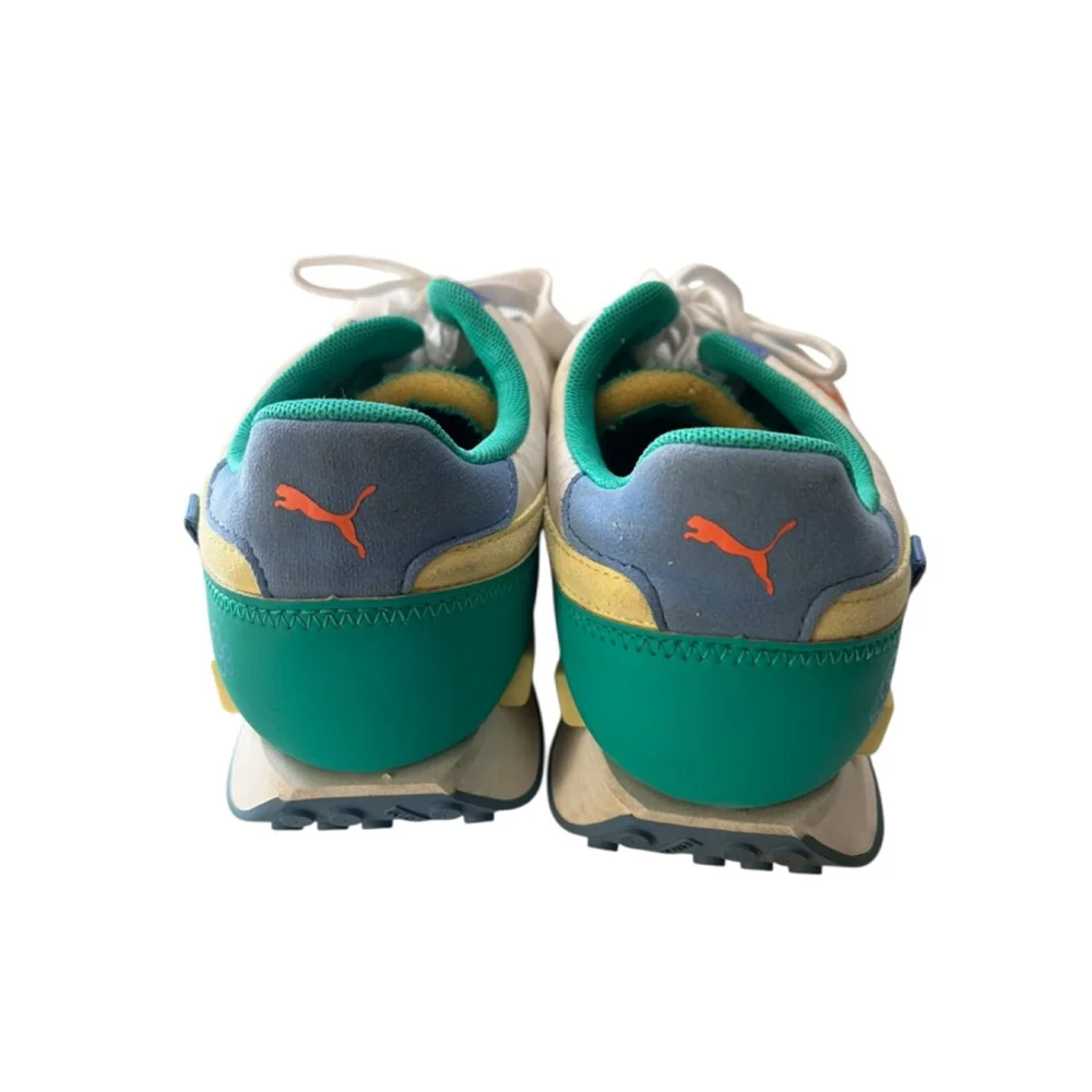 Puma Future Rider Mr Doodle Size 9 Men's Shoes Multicolor Embroidered Casual